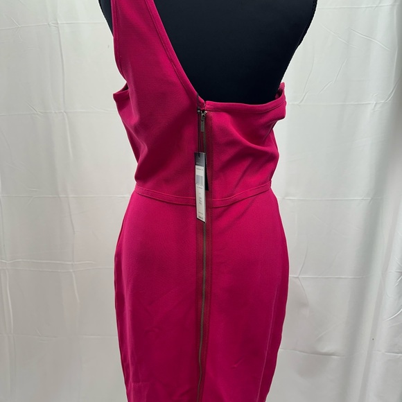 BCBGMAXAZRIA Red/pink body con dress L NWTS - Picture 3 of 4
